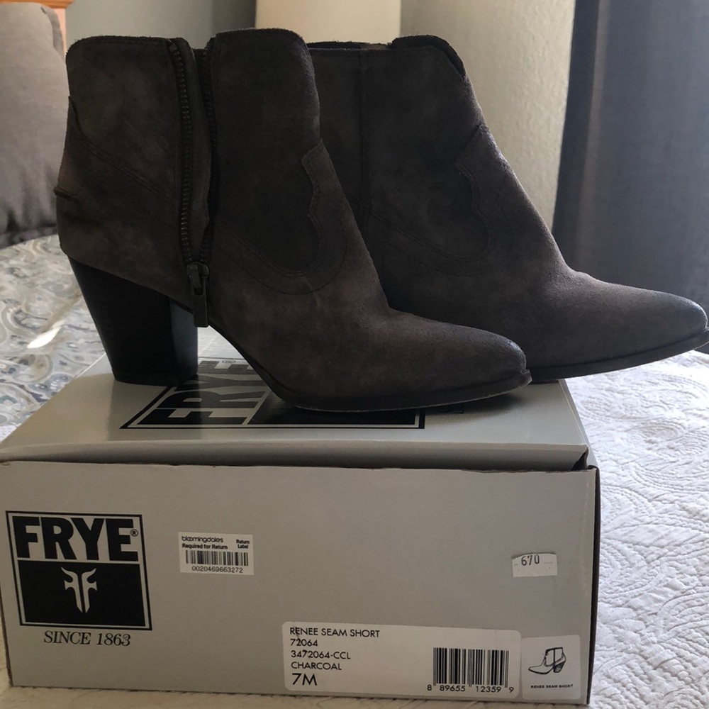 Frye booties size 7 worn